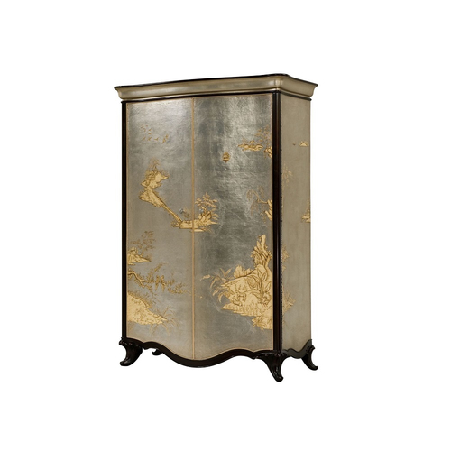 Theodore Alexander Argento Armoire Clothes Closet