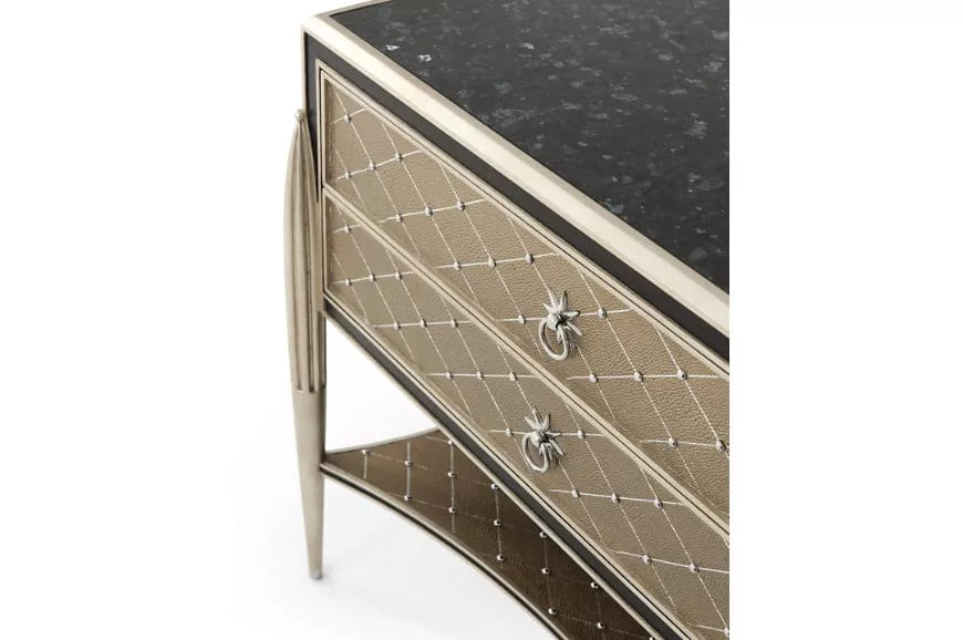 Theodore Alexander Follot bedside table в интерьере