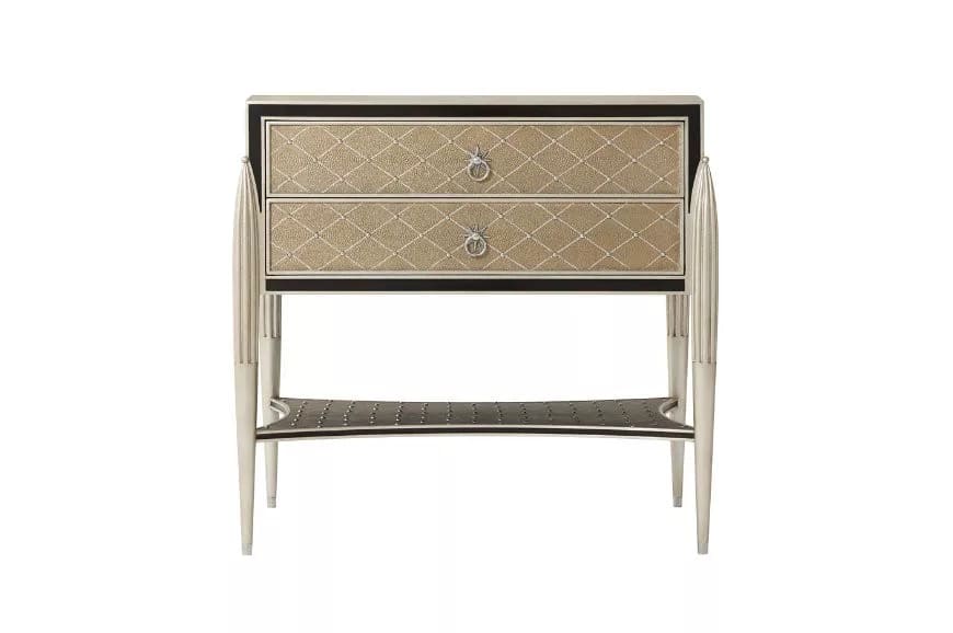 Theodore Alexander Follot bedside table в интерьере