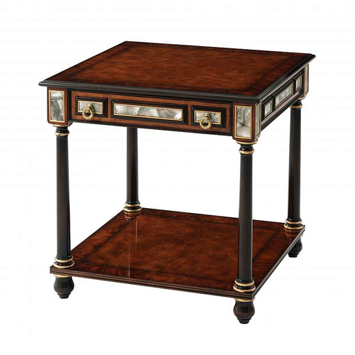 Theodore Alexander Turquoise Encounter Corner Table