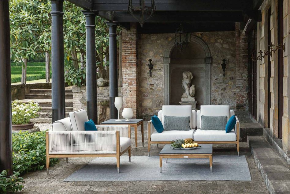 Outdoor sofa SMANIA Amalfi в интерьере