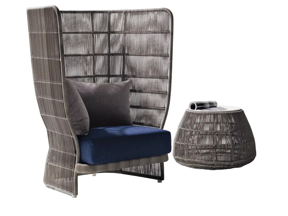 Outdoor coffee table B&B Italia Canasta '13 в интерьере
