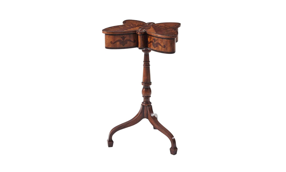 Theodore Alexander Butterfly Corner Table