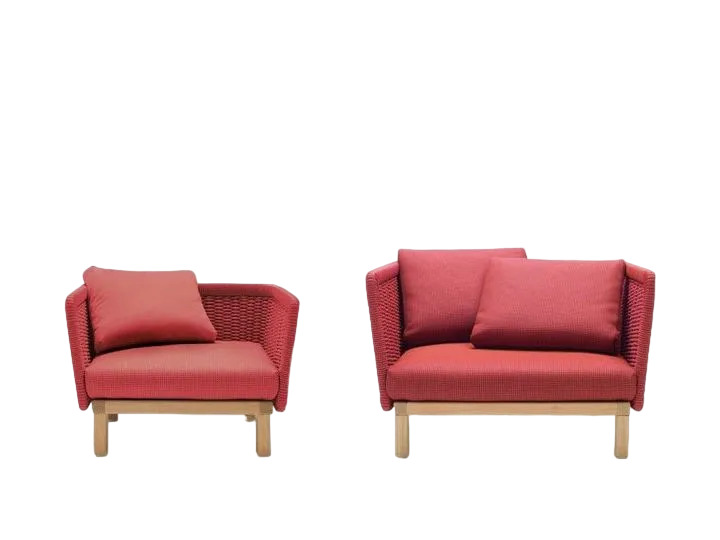 Outdoor armchair paolalenti Sabi в интерьере