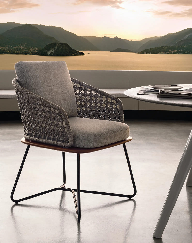 Outdoor chair Minotti Rivera в интерьере