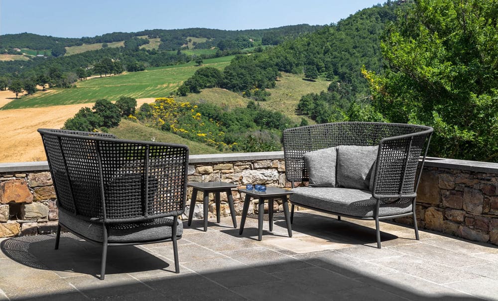 Outdoor sofa Talenti Moon Alu в интерьере