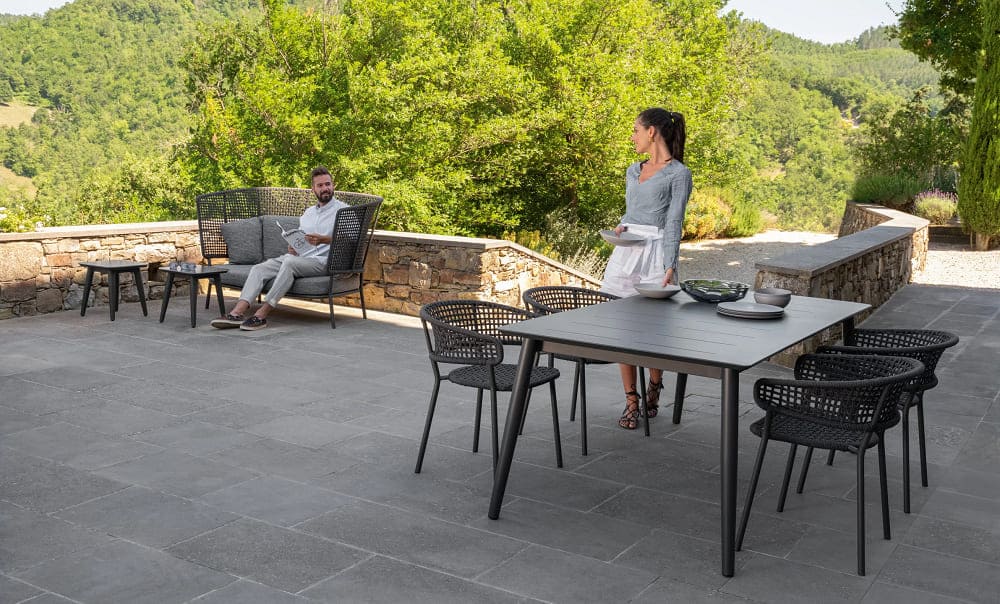 Outdoor sofa Talenti Moon Alu в интерьере