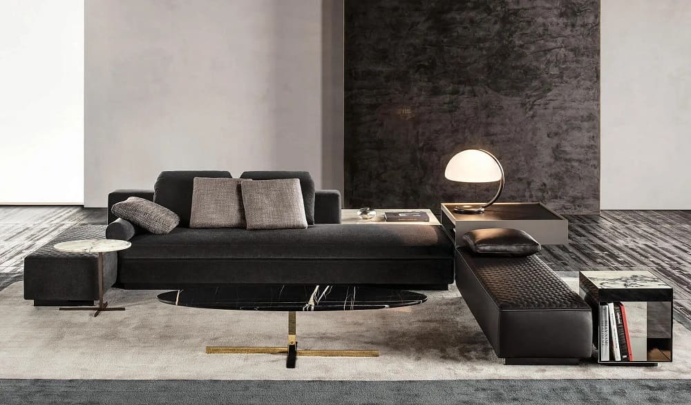 Minotti Yang Banquette в интерьере