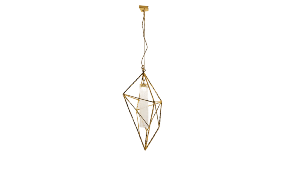 Leonardo Scagli Diamond Pendant Lamp