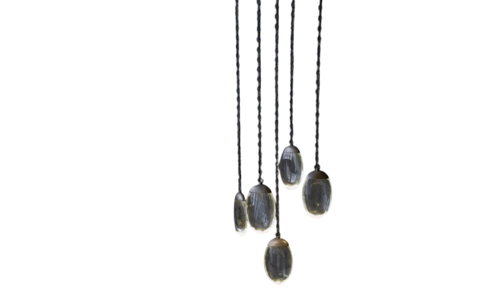 Ochre Celestial Pebble Pendant Light